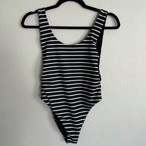NWOT Striped AE one piece swimsuit